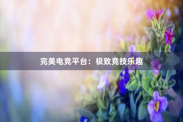 完美电竞平台：极致竞技乐趣